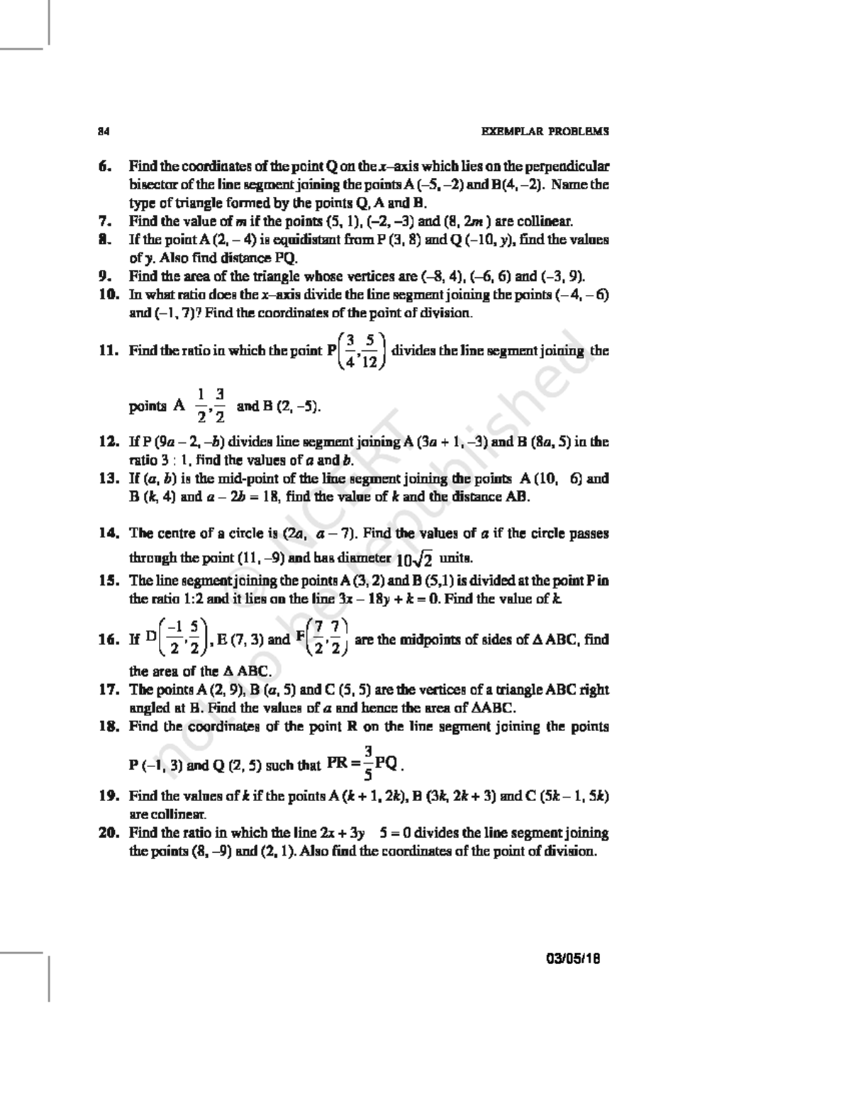 Coordinate Geometry - asasa - Machine Learnign - Studocu