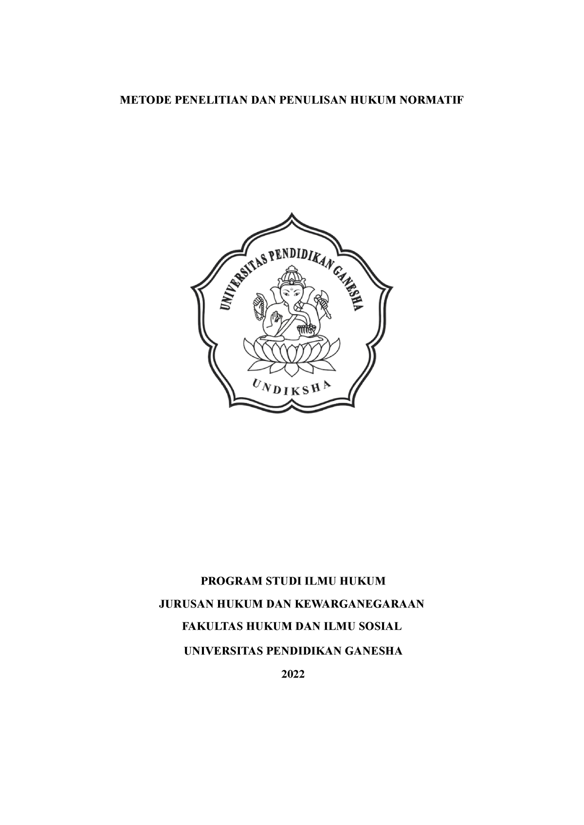 24 Metode Penelitian Hukum - METODE PENELITIAN DAN PENULISAN HUKUM ...