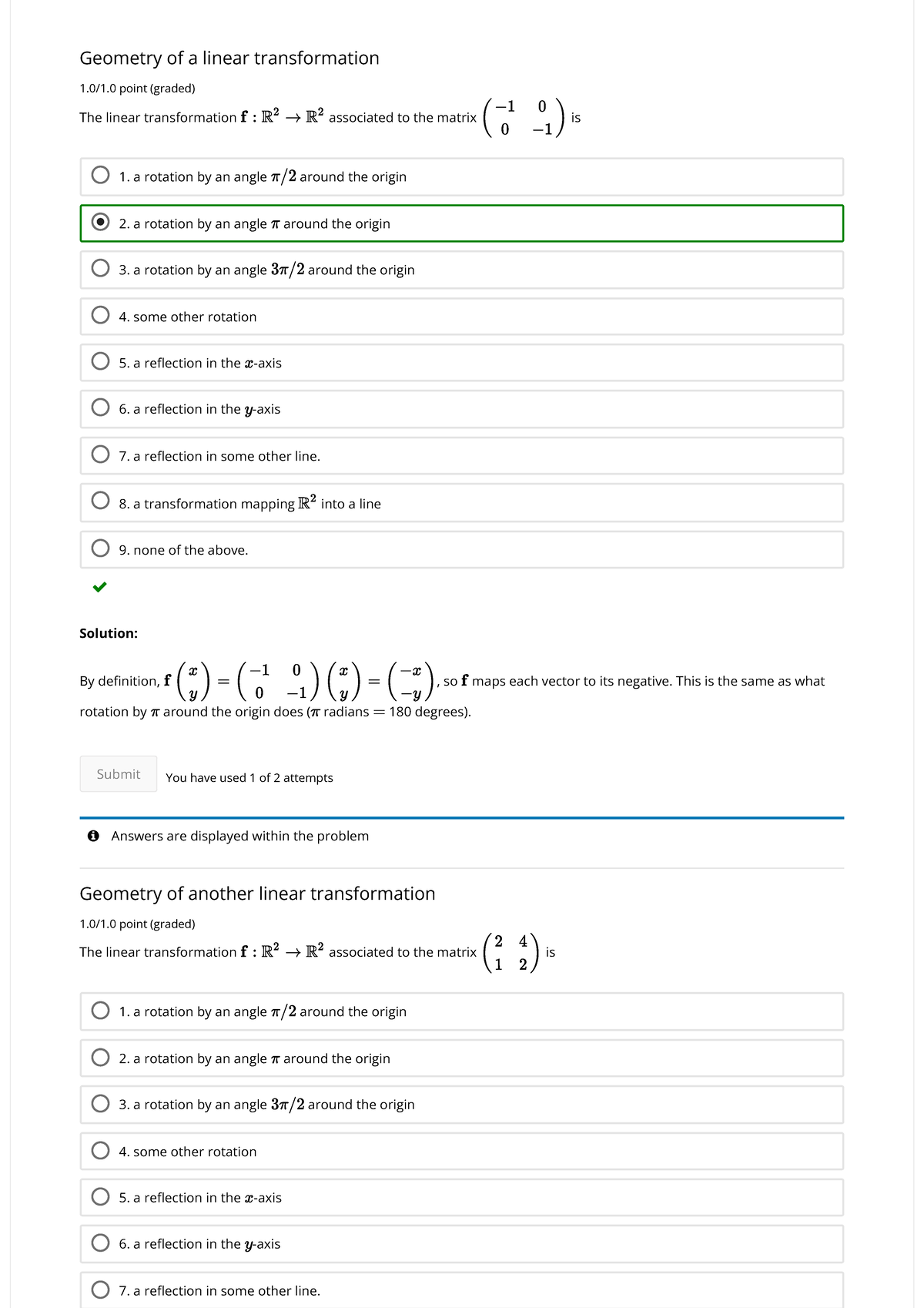 1A Part A Calculus MITx Residential 3 - Answers Are Displayed Within ...