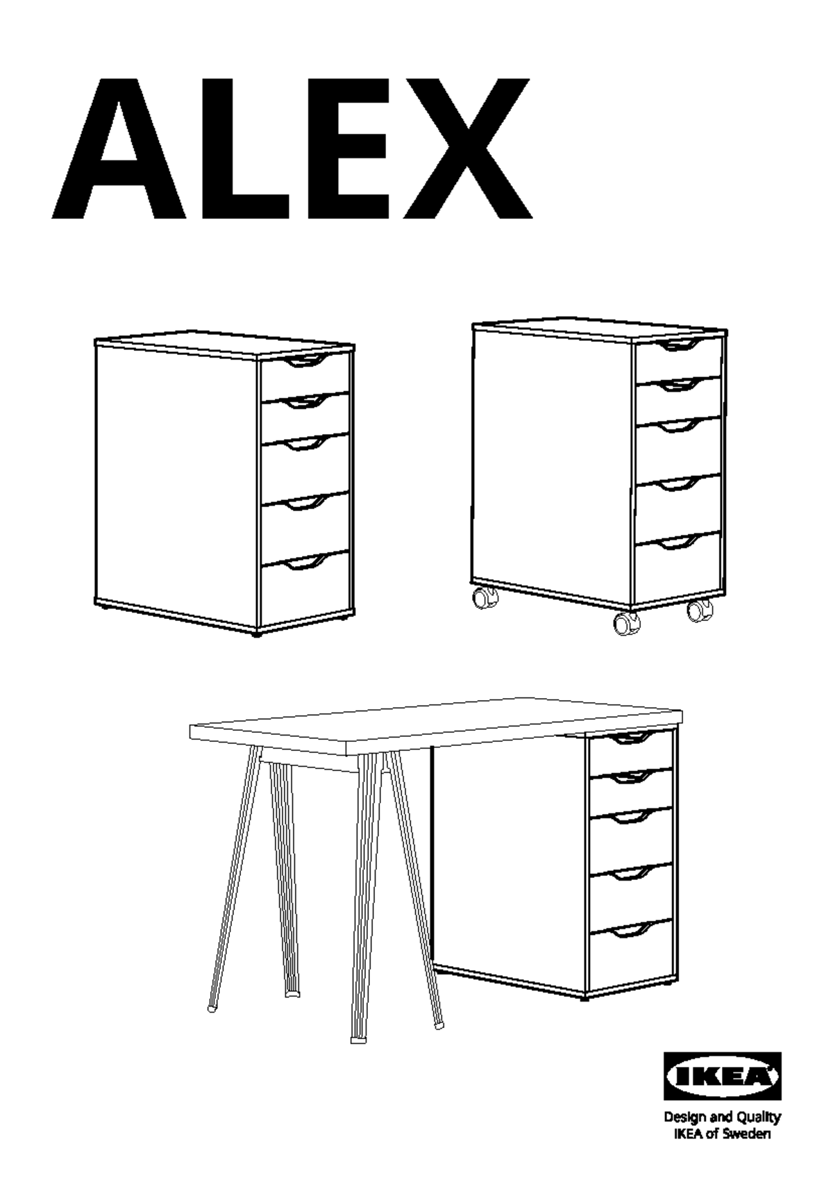 Alex-drawer-unit-white AA-2242840-5-100 - BU111 - ALEX 1 2 101345 12x ...
