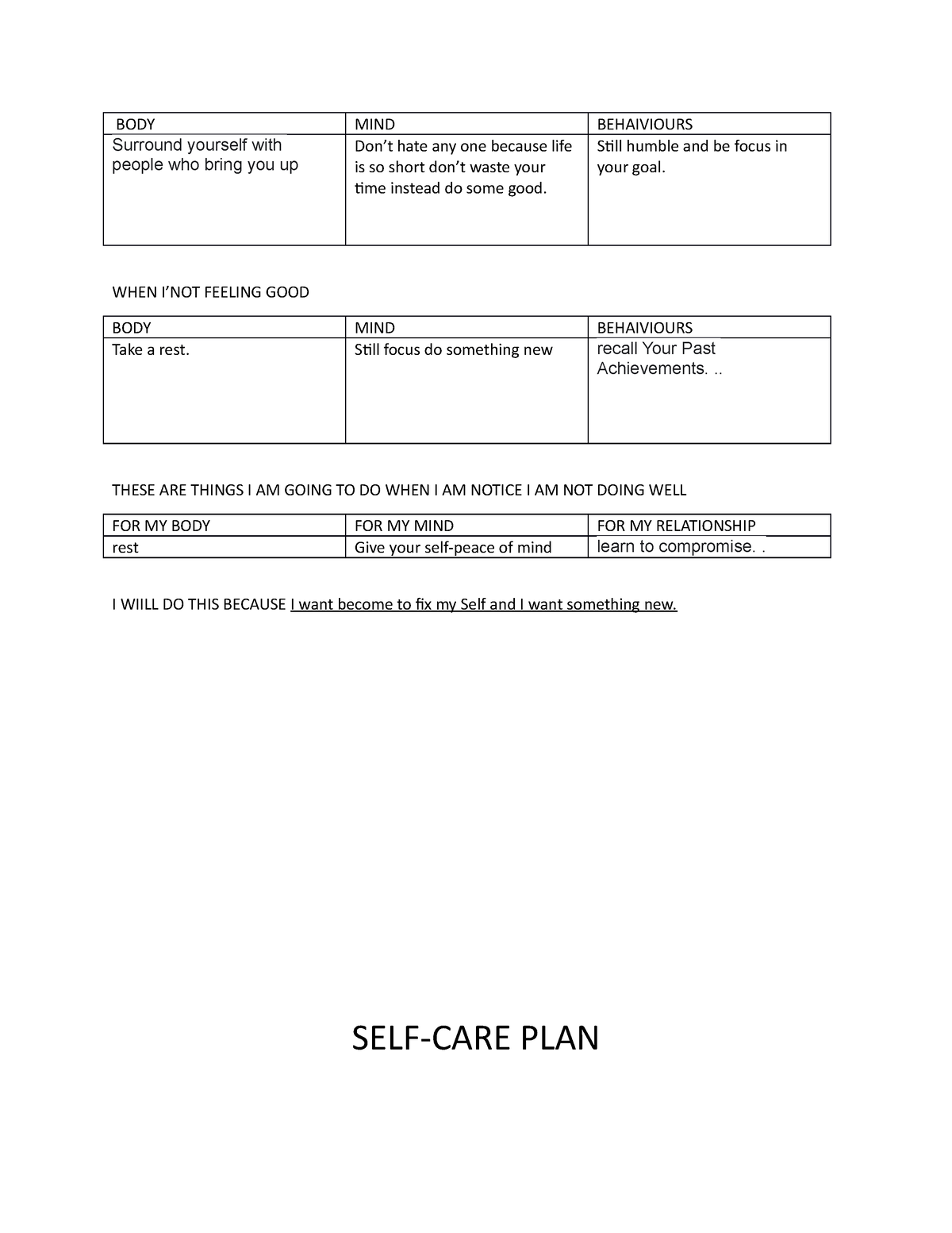 UTS self-care plan - What is a trifold brochure? A trifold brochure is ...