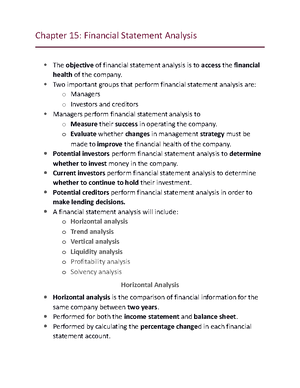 Chapter 1 Accounting I Notes - Chapter 1 Accounting Notes Accounting ...