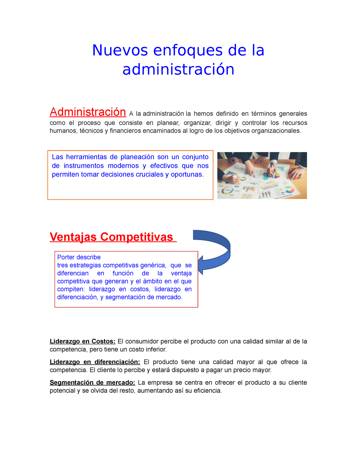 Nuevos Enfoques De La Administración Nuevos Enfoques De La Administración Administración A La 3916