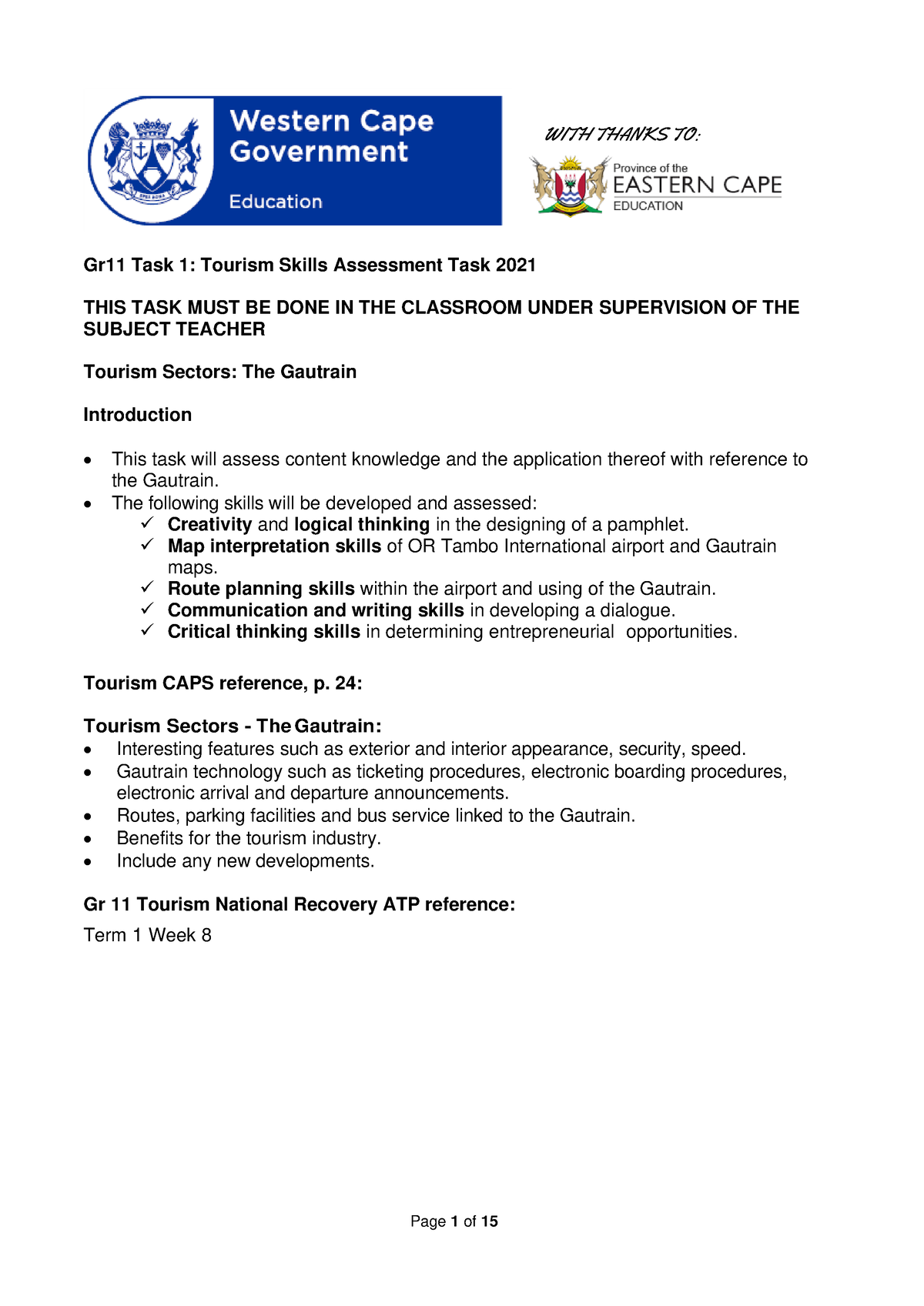 tourism past papers grade 11 term 2 pdf download