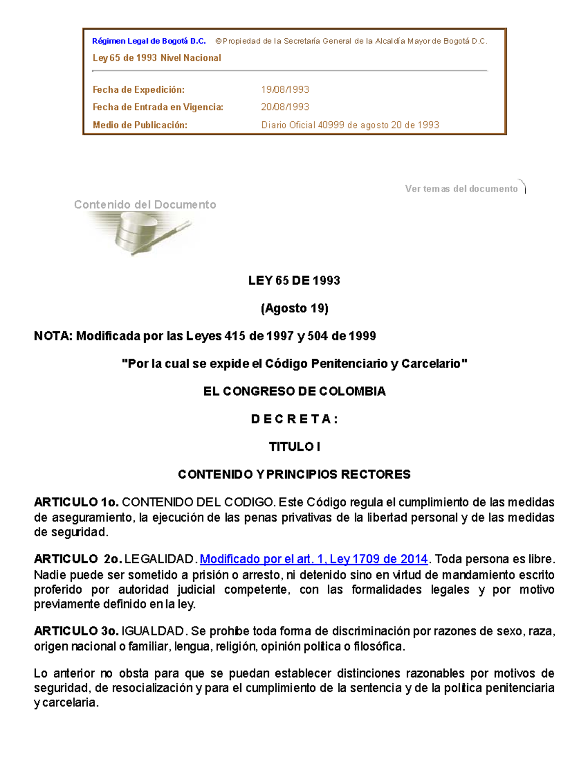 codigo-penitenciario-y-carcelario-ley-65-de-1993-r-gimen-legal-de