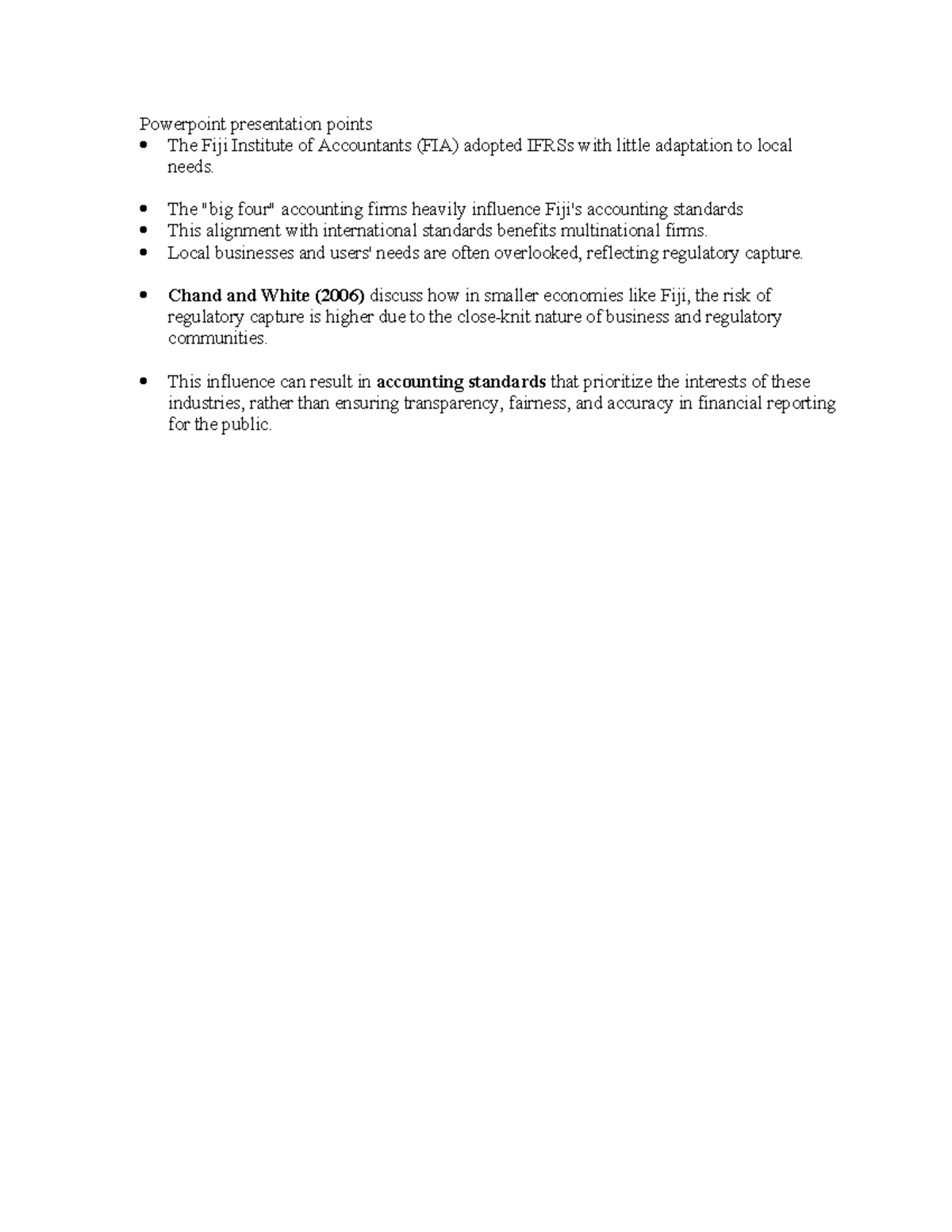 Regulatory capture theory 11111 - Powerpoint presentation points The ...