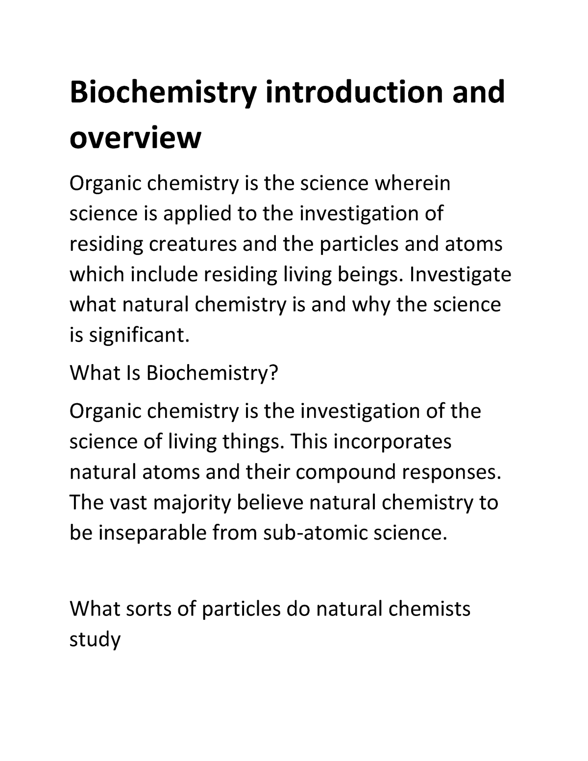 dissertation topics of biochemistry