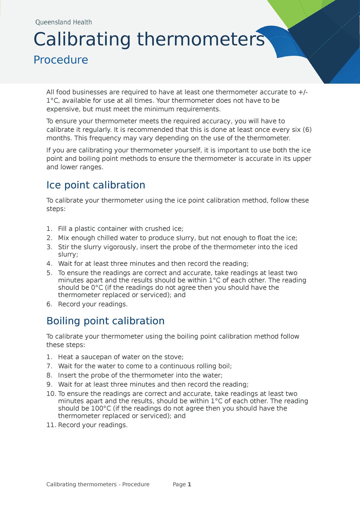 Calibrating Thermometers Procedure All Food Businesses Are Required   Thumb 1200 1698 