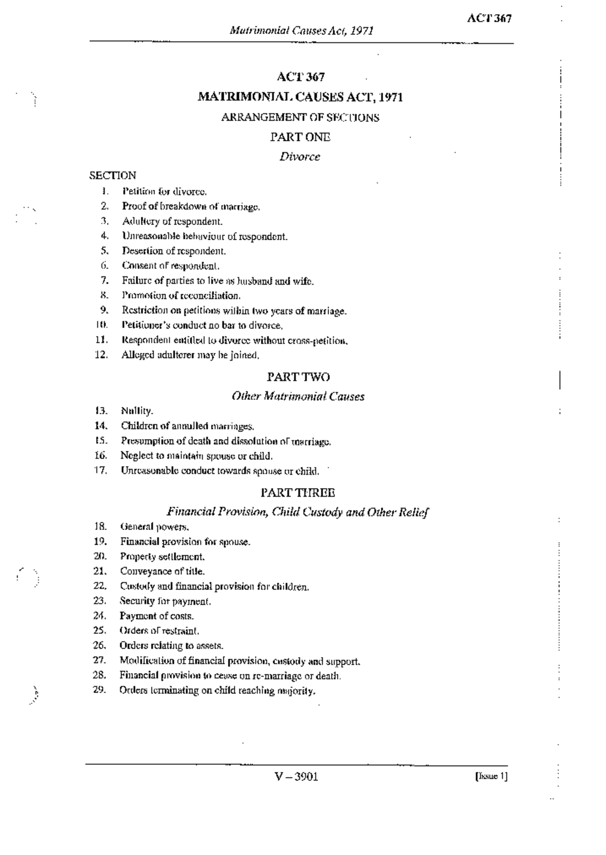 Matrimonial Causes Act, 1971 (Act 367) Conflict of Laws Studocu