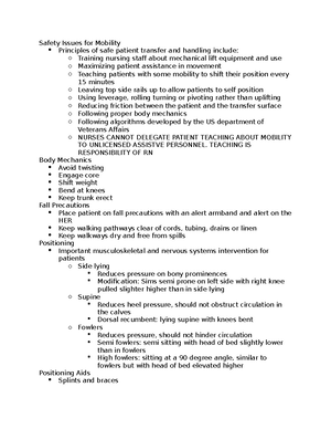 Chapter 31 N UR 300 - Notes Based On Medication Administration ...