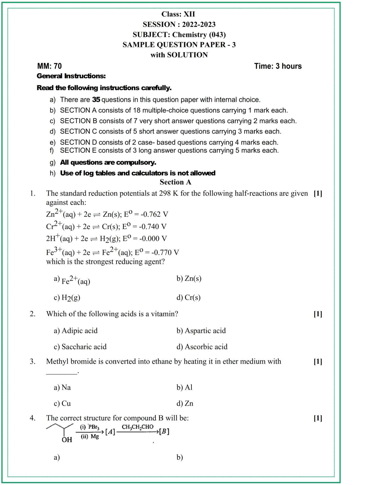 SP3 Chem 12th 2023 SP3 Chem 12th 2023 Chemistry Studocu   Thumb 1200 1553 