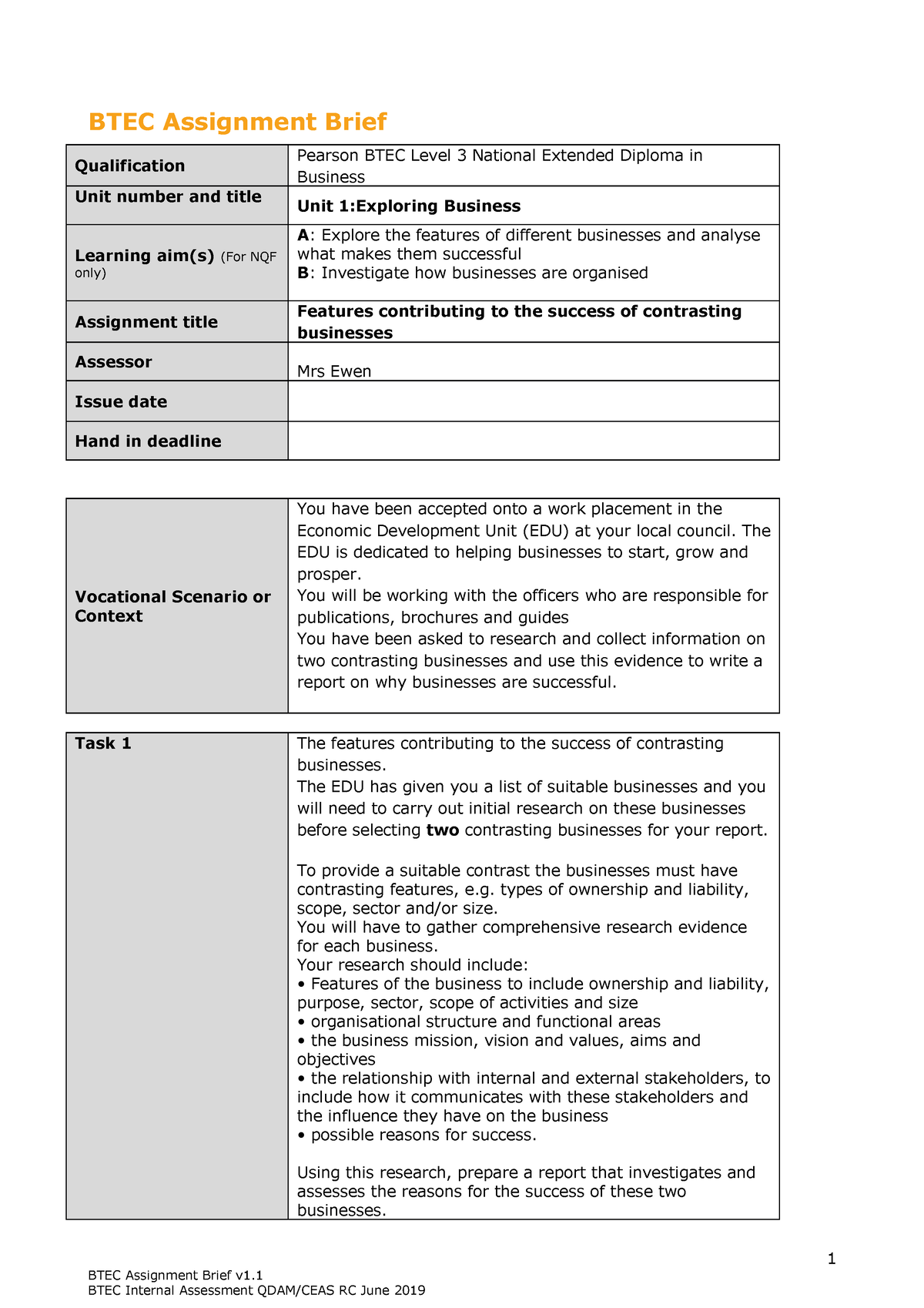 Unit-1-A-and-B-REVISED-MAY-19.docxopa Practice Work - BTEC Assignment ...