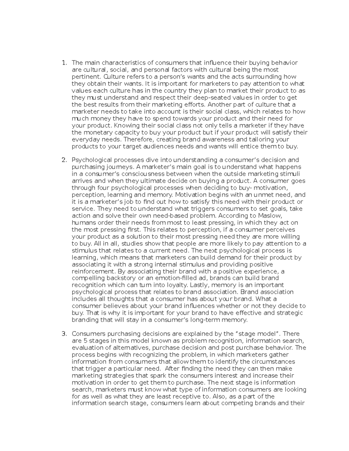 Textbook Assignment 3 - Sahagun Marketing Management Philip Kotler ...