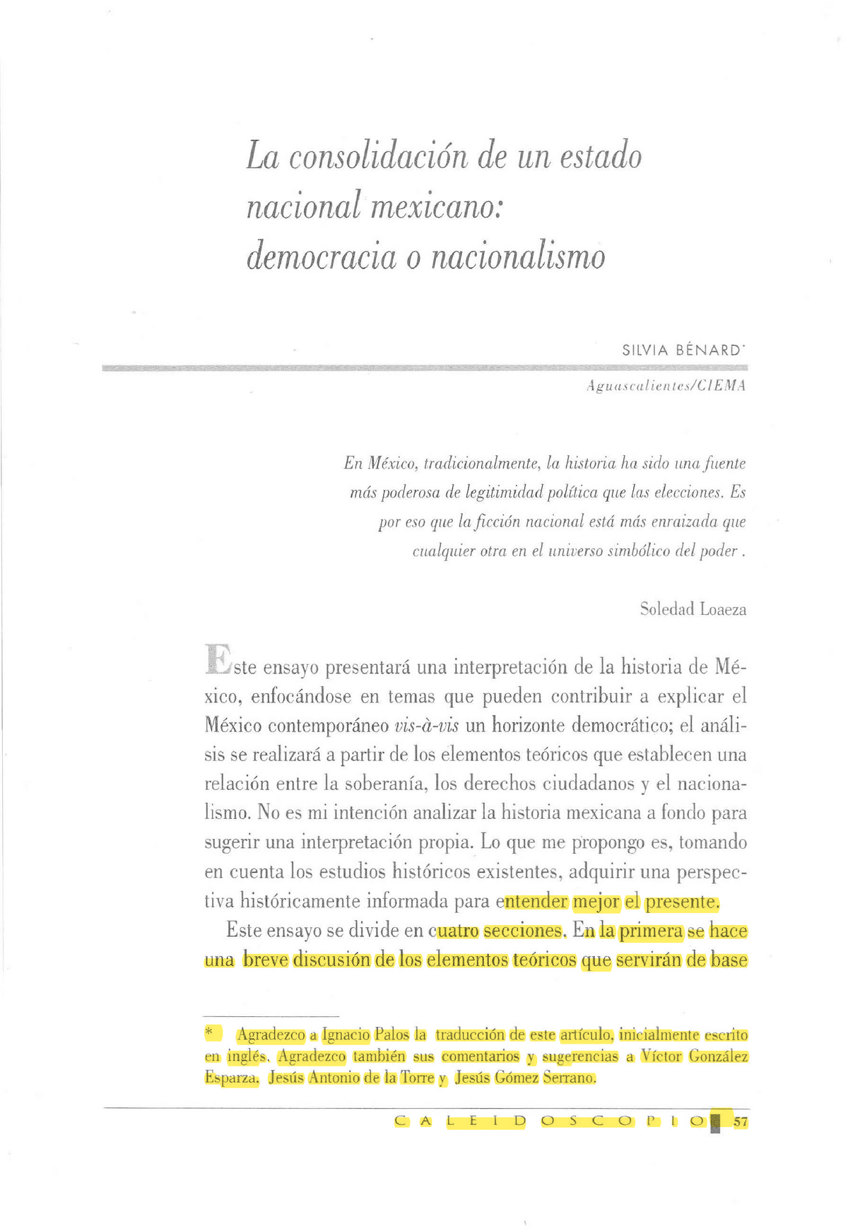 TEMA 1 (1.1) Hacia LA Consolidación DEL Estado Mexicano - La ...