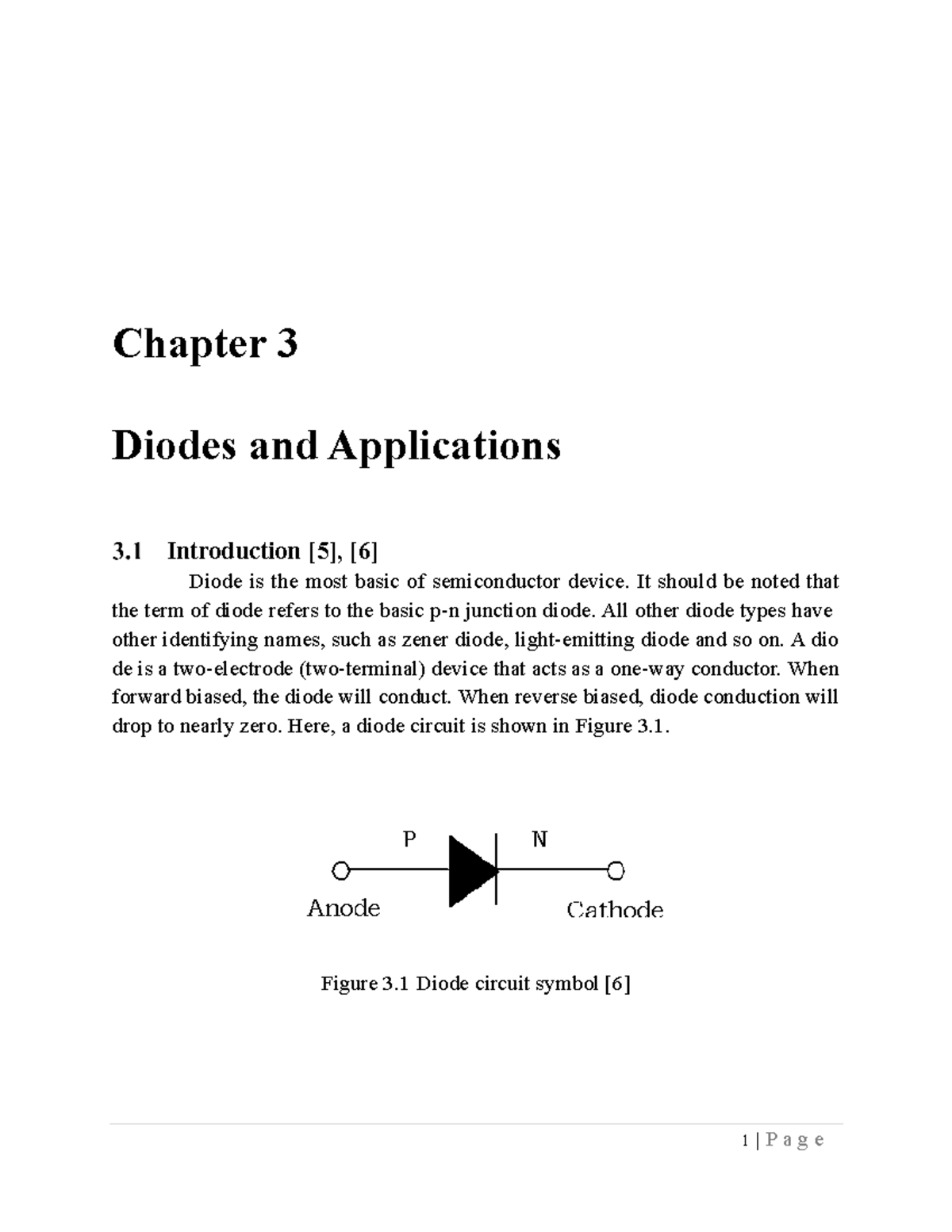4 chapter 3 Diod circuit - 1 | P a g e Chapter 3 Diodes and ...