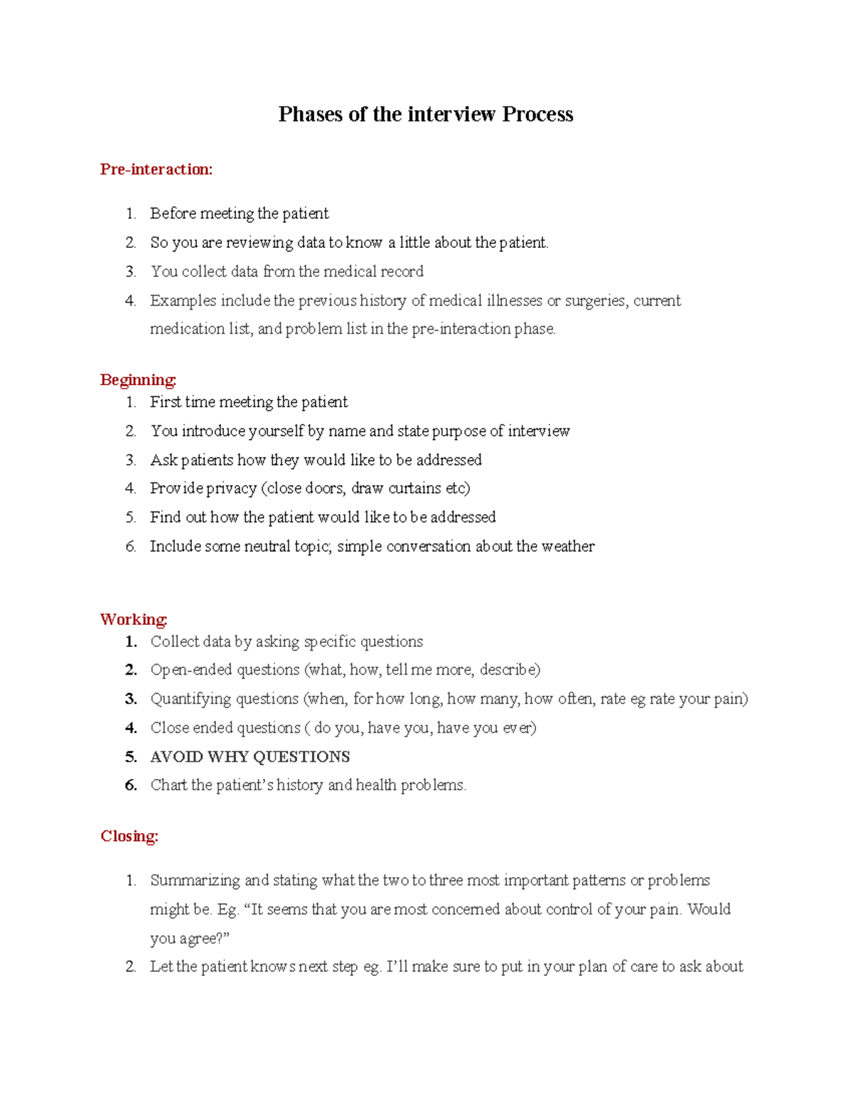 interview-process-for-patients-phases-of-the-interview-process-pre