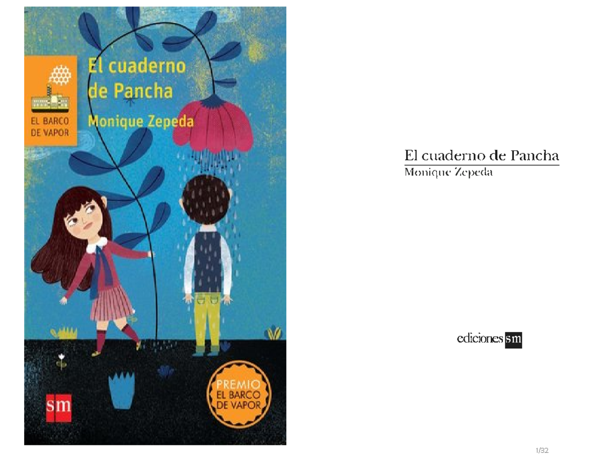 El Cuaderno De Pancha Monique Zepeda