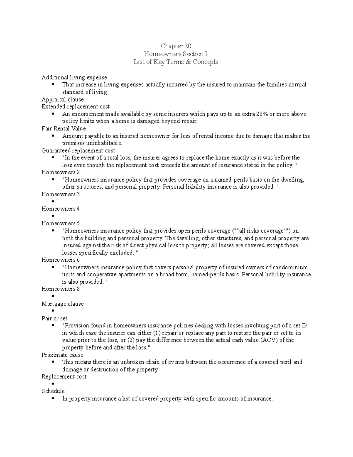 chapter-20-key-terms-list-chapter-20-homeowners-section-i-list-of-key