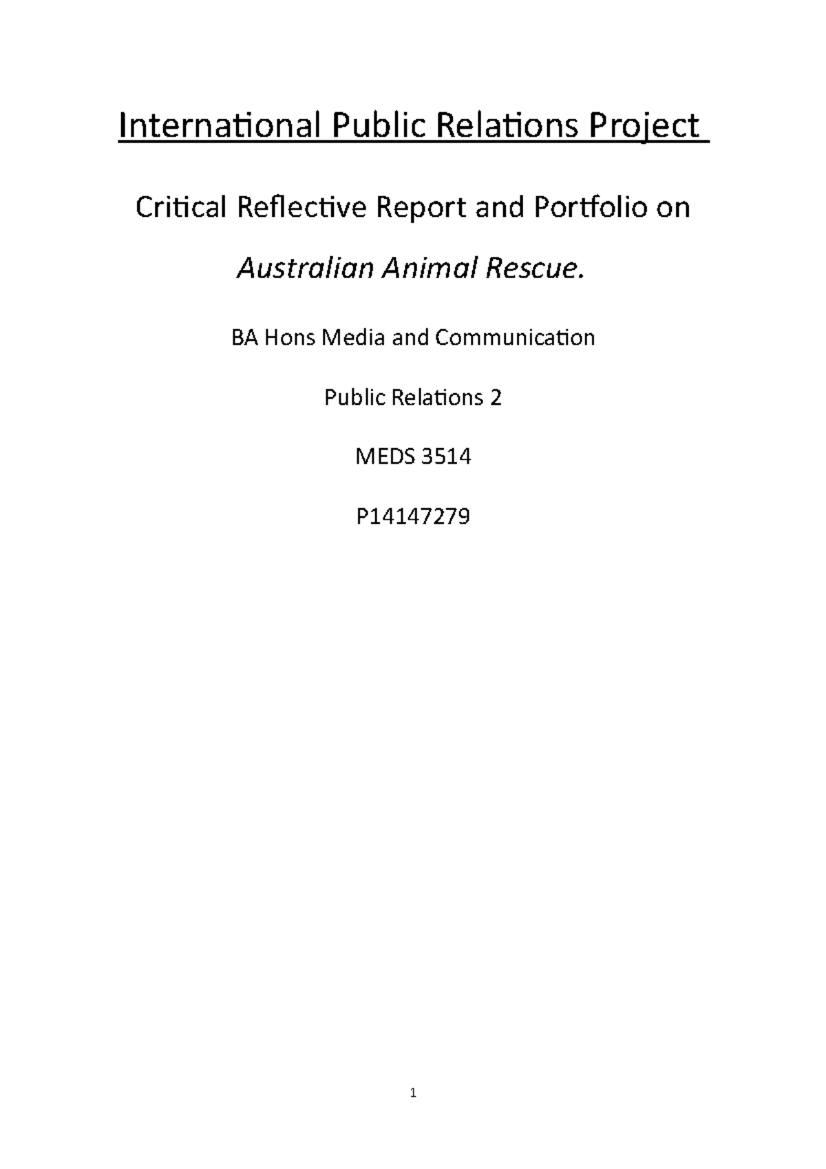 international-public-relations-project-critical-reflective-report-and