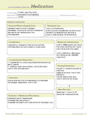 Mastectomy Therapeutic Procedure ATI - ACTIVE LEARNING TEMPLATES ...