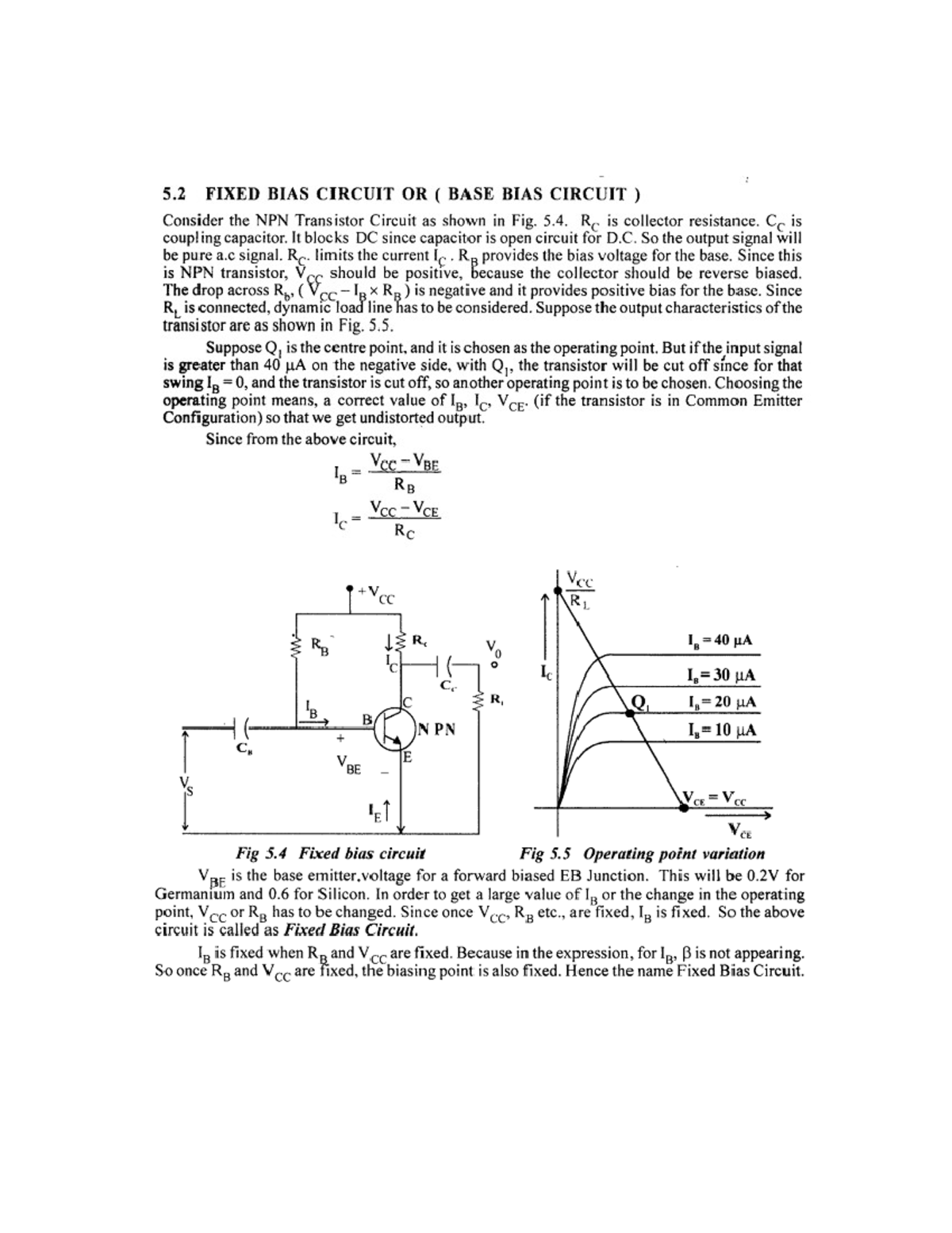 Continuation of transistor biasing and stability notes Engineering