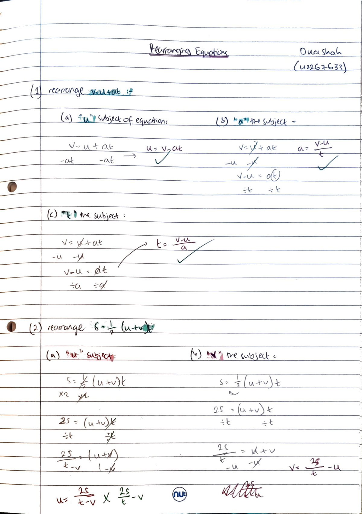 Rearranging Equations CMP4005 Studocu   Thumb 1200 1704 