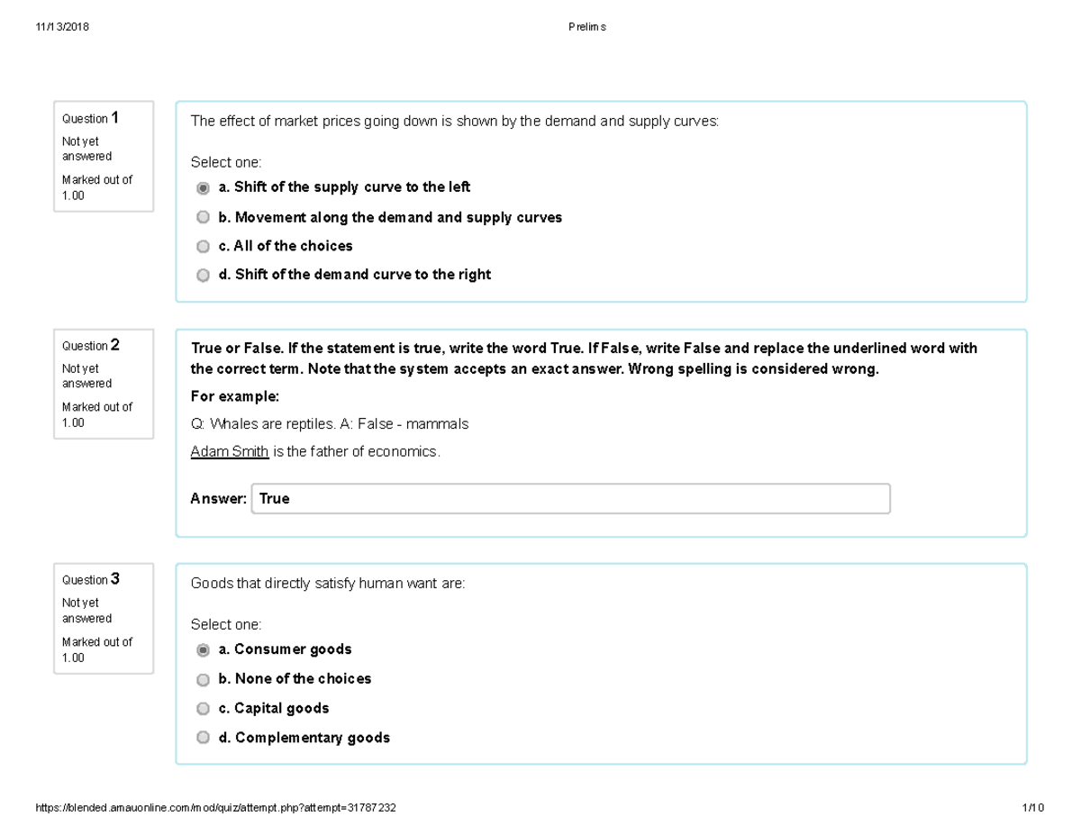 Exam 16 November 2018 Questions And Answers Question 1 Not Yet Answered Marked Out Of 1 Exam 16 November 2018 Questions And Answers Question 1 Not Yet Answered Marked Out Of 1