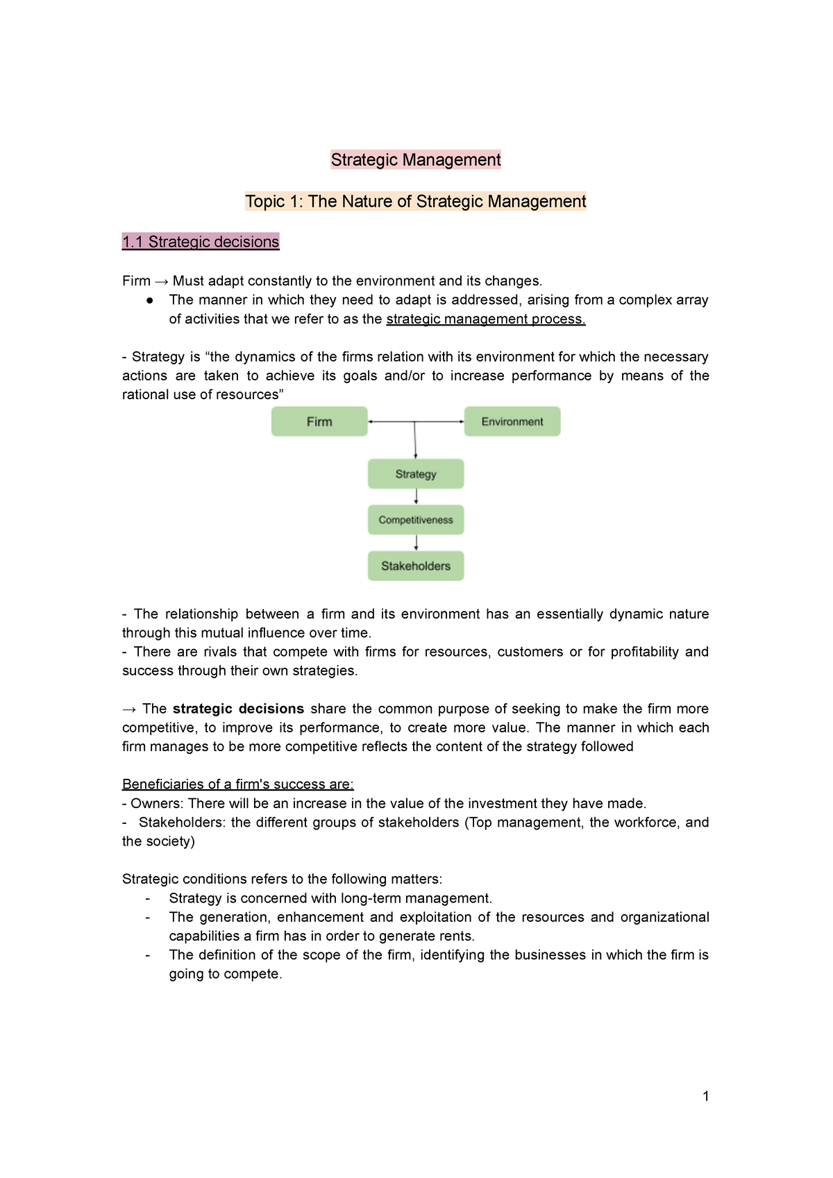 strategic management phd topics