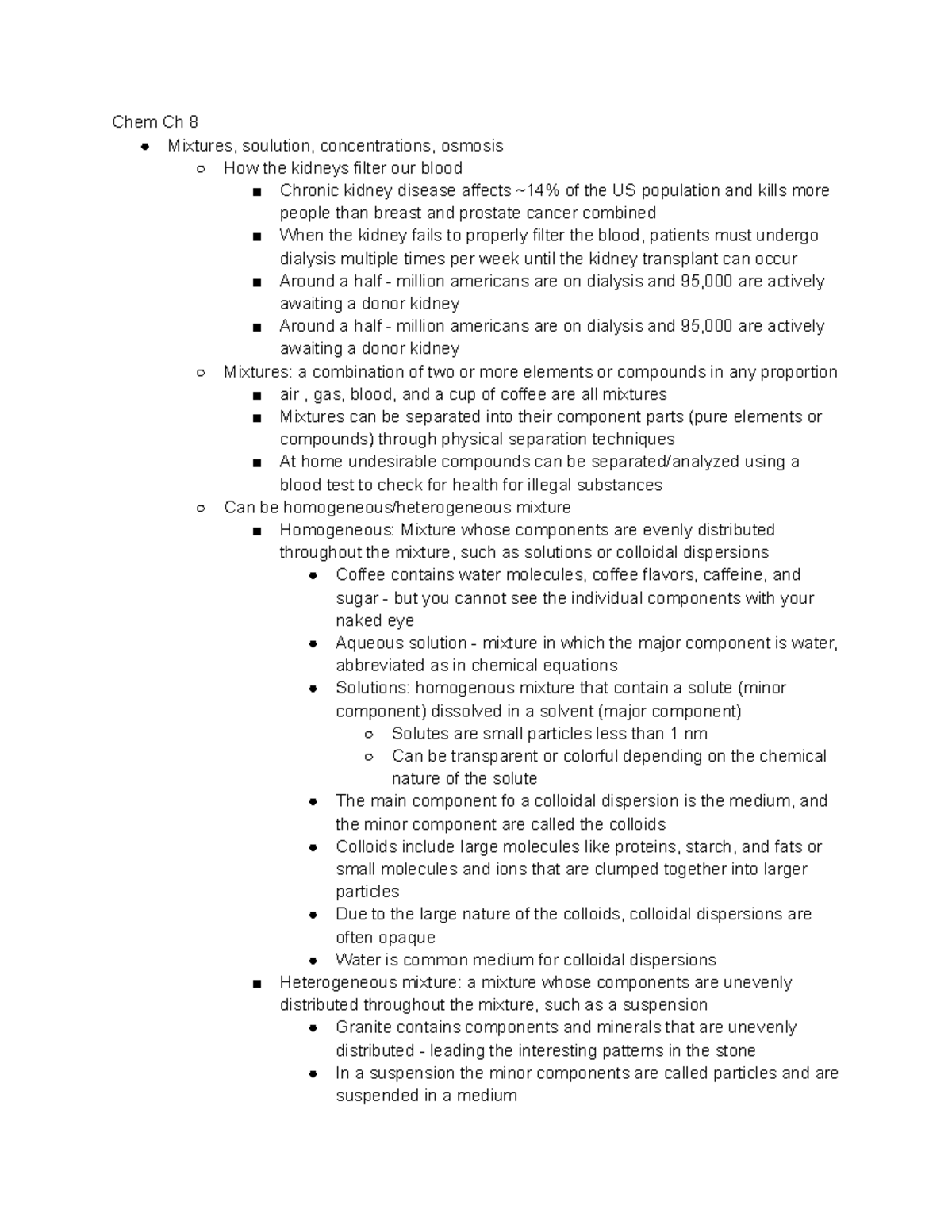 Chem Ch 8 - Lecture notes 8 - CHEM 1083 - SLU - Studocu