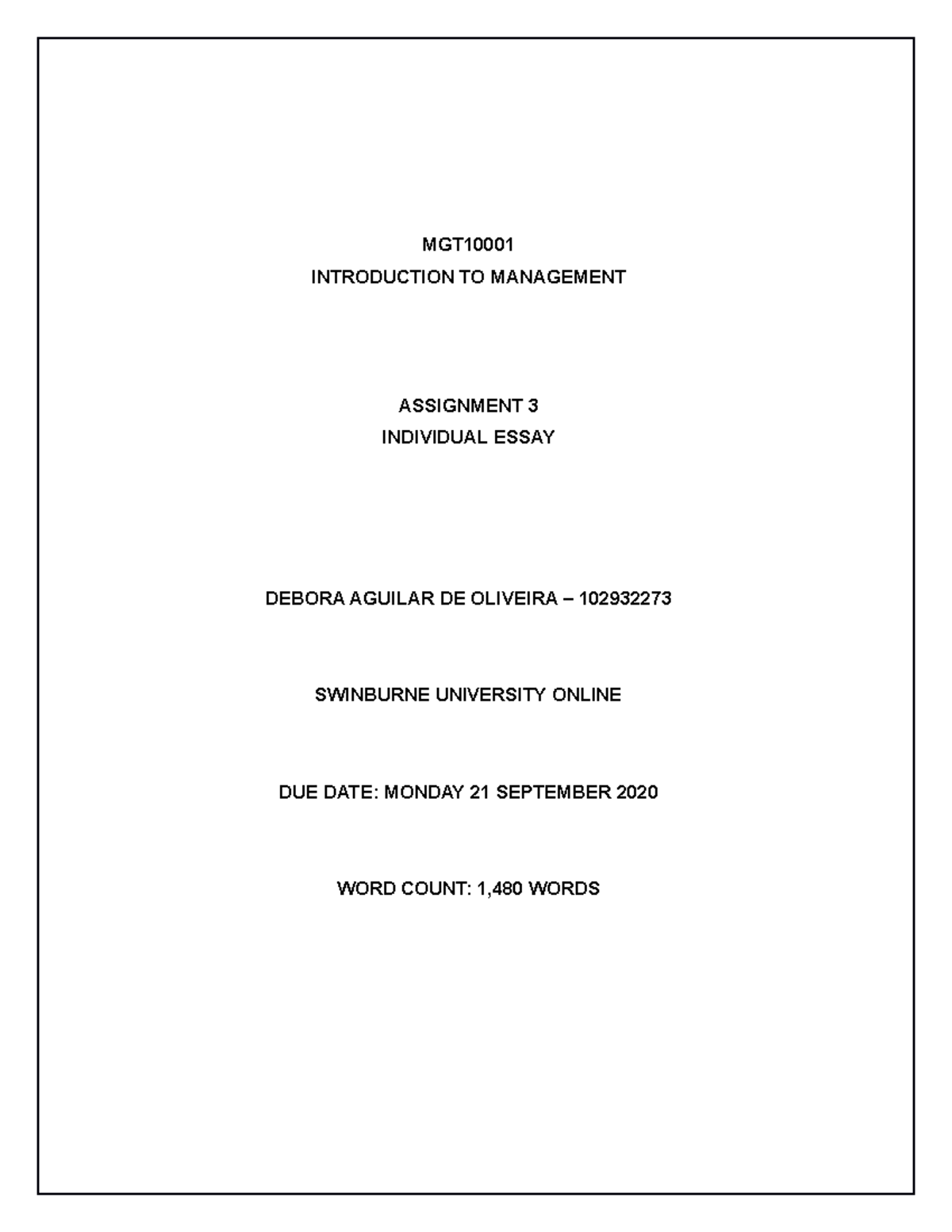 Individual assignment 3 essay 06 image