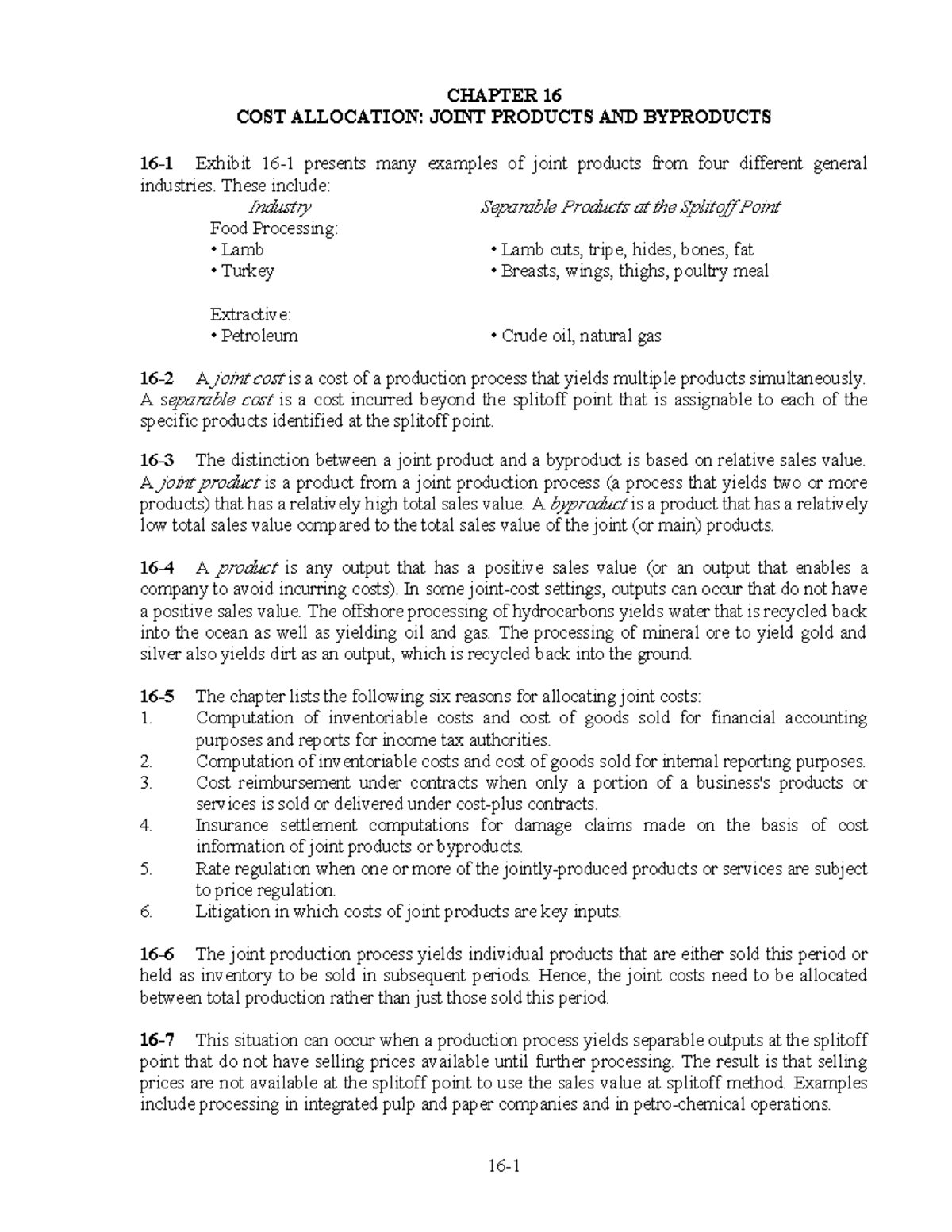 Solution Manual Accounting Management 13e Horngren Chapter 16 - To ...