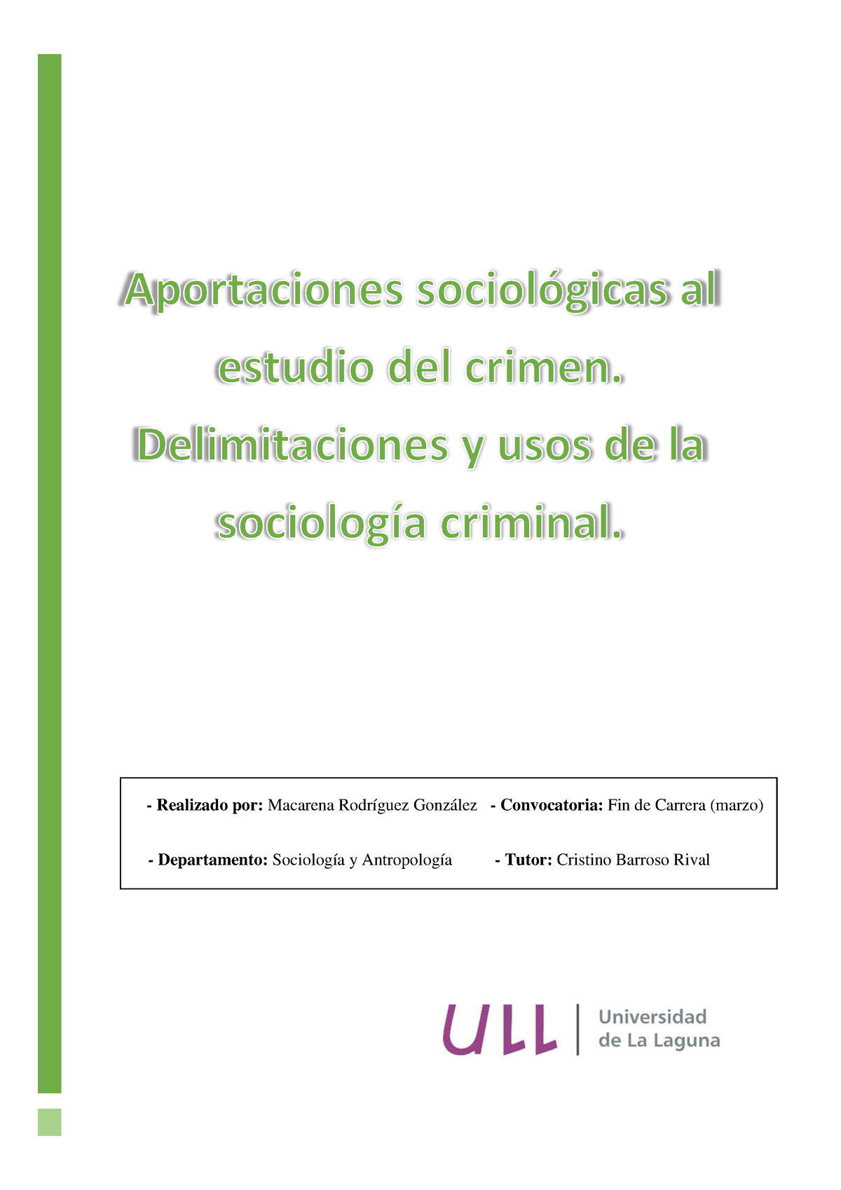 Aportaciones+sociologicas+al+estudio+del+crimen.+Delimitaciones+y+usos ...