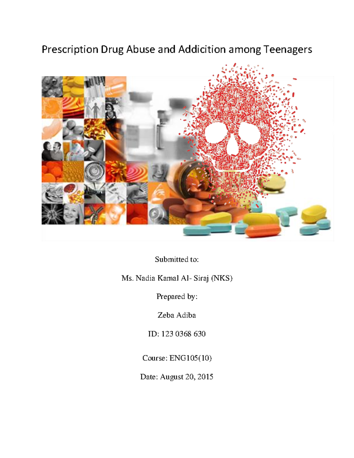 Drug Abuse and Addicition among Teenagers - Prescription Drug Abuse and ...