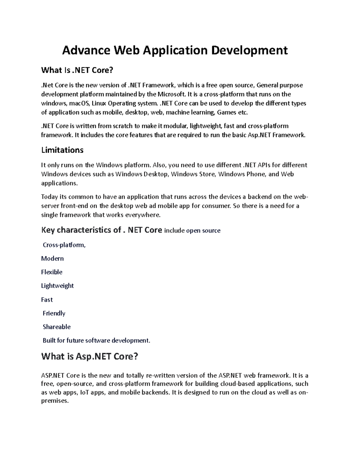 Advance Web Application Developmen 1 - Advance Web Application ...