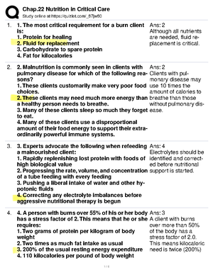 NUR 162 - Ch 5 Cultural Implications QZ - NUR 162 – CHAPTER 5 ...