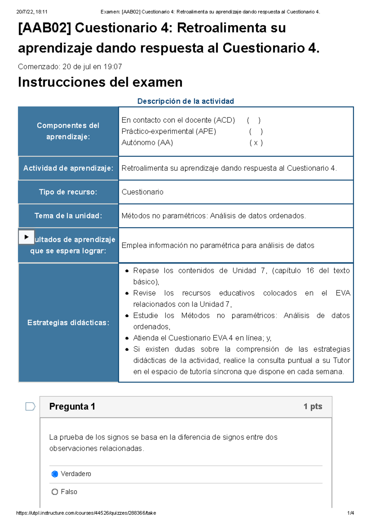 Examen [AAB02] Cuestionario 4 Retroalimenta Su Aprendizaje Dando ...