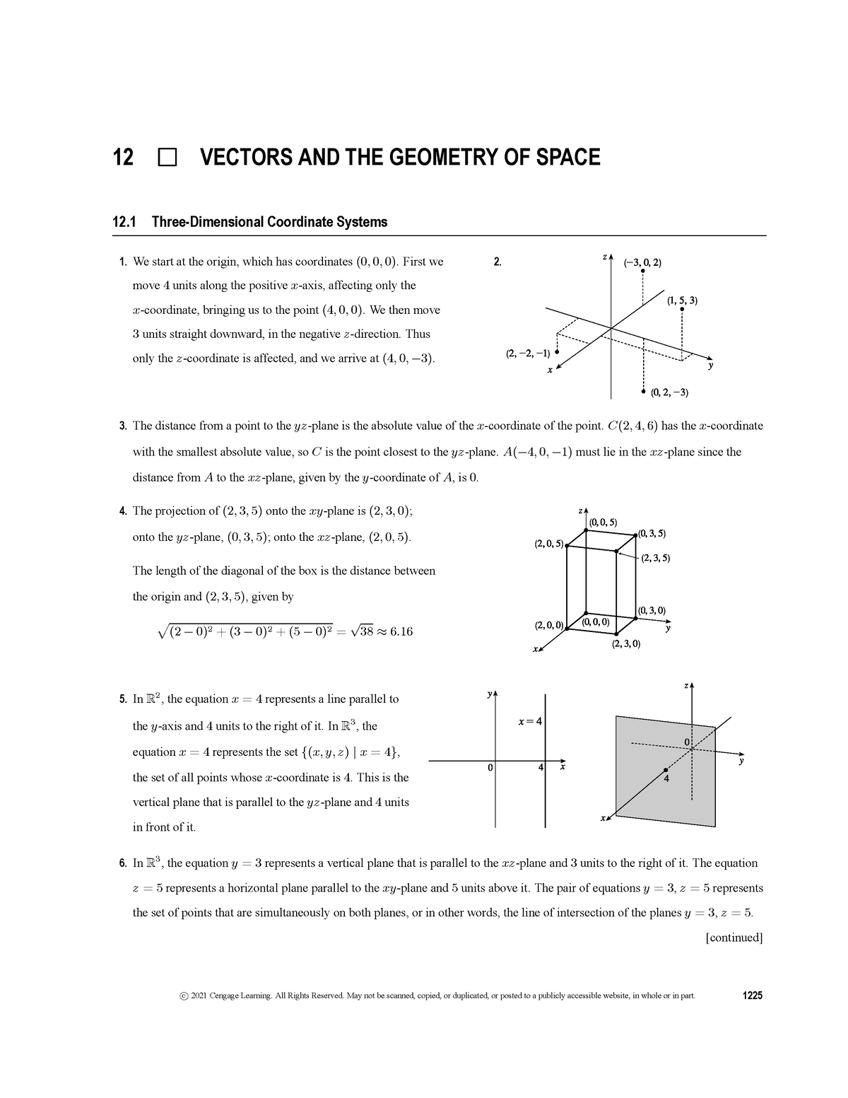 12 Chapter - Solution - 12 VECTORS AND THE GEOMETRY OF SPACE 12 Three ...