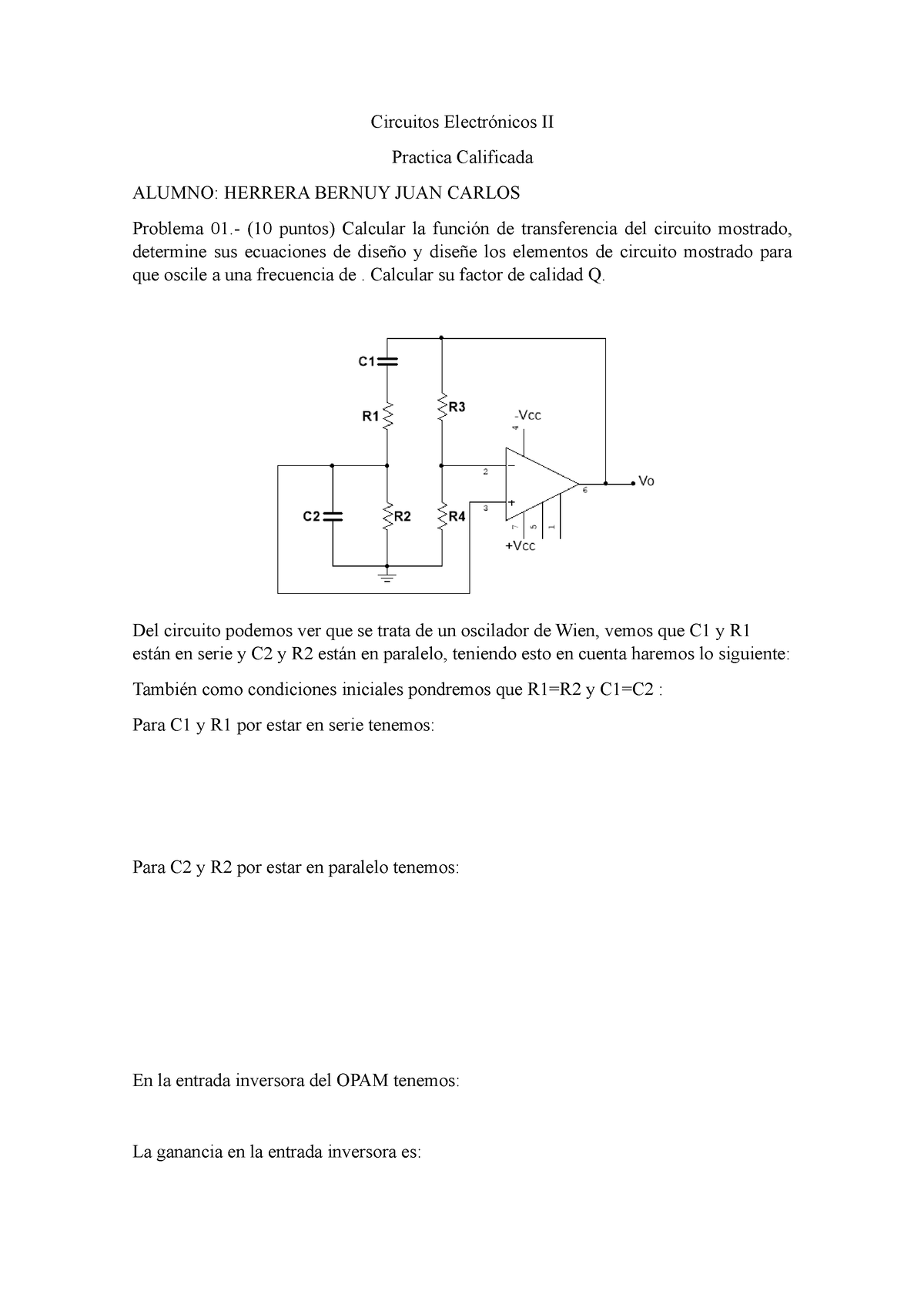 2da Practica CE II 2022 B - Circuitos Electrónicos II Practica ...