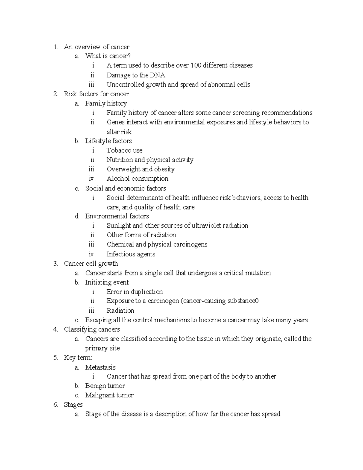 cancer-class-notes-an-overview-of-cancer-a-what-is-cancer-i-a