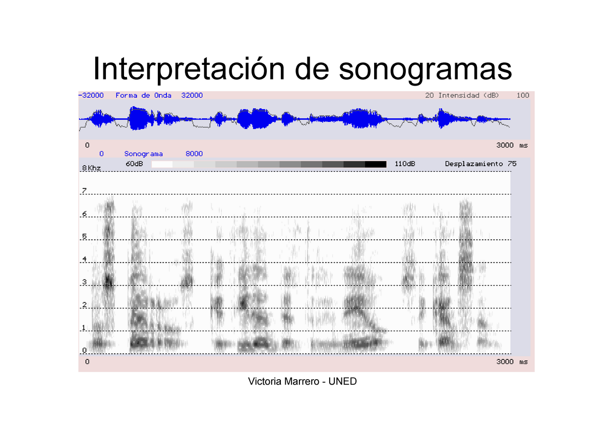 Sonogramas Victoria Interpretación De Sonogramas 1 Entender El Documento ¿qué Tenemos Forma 2371