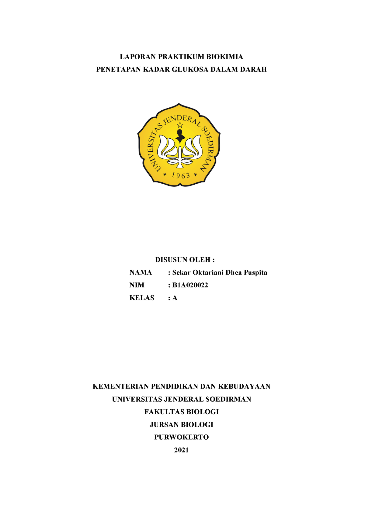 Laporan Praktikum Penetapan Kadar Air Dan Kadar Abu L