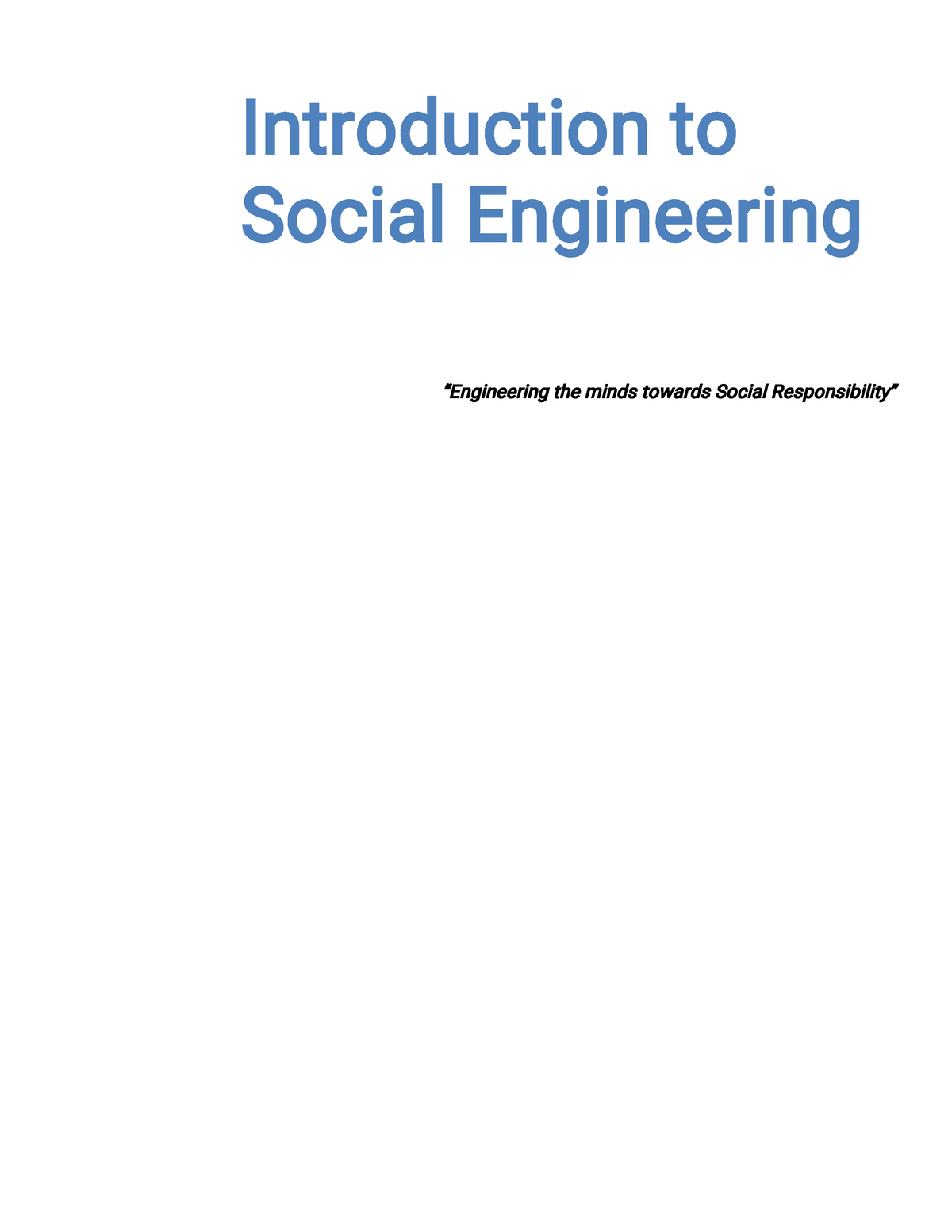 social engineering dissertation