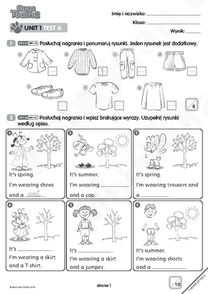 Unit 1 Test B Bugs Team 2 - Bugs Team 2 Unit Test Carol Read, Ana ...