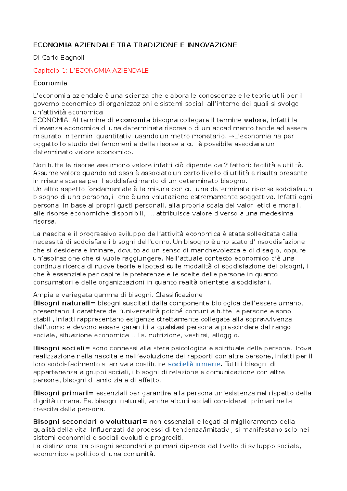 Economia Aziendale Tra Tradizione E Innovazione - ECONOMIA AZIENDALE ...