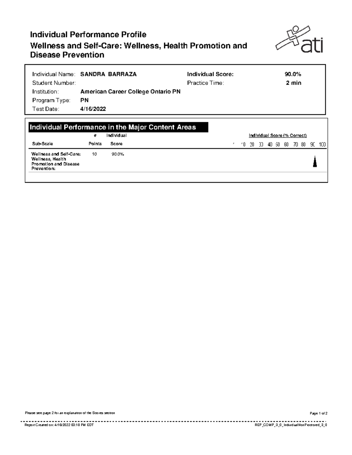 Report (18) - alt - Individual Performance Profile Wellness and Self ...