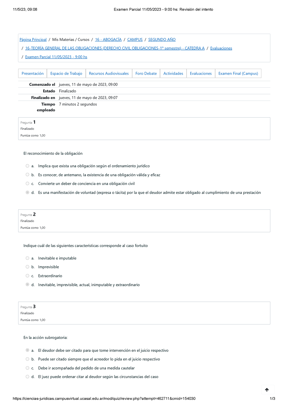 Examen Parcial 11 05 2023 - 9 00 Hs Revisión Del Intento - 11/5/23, 09 ...