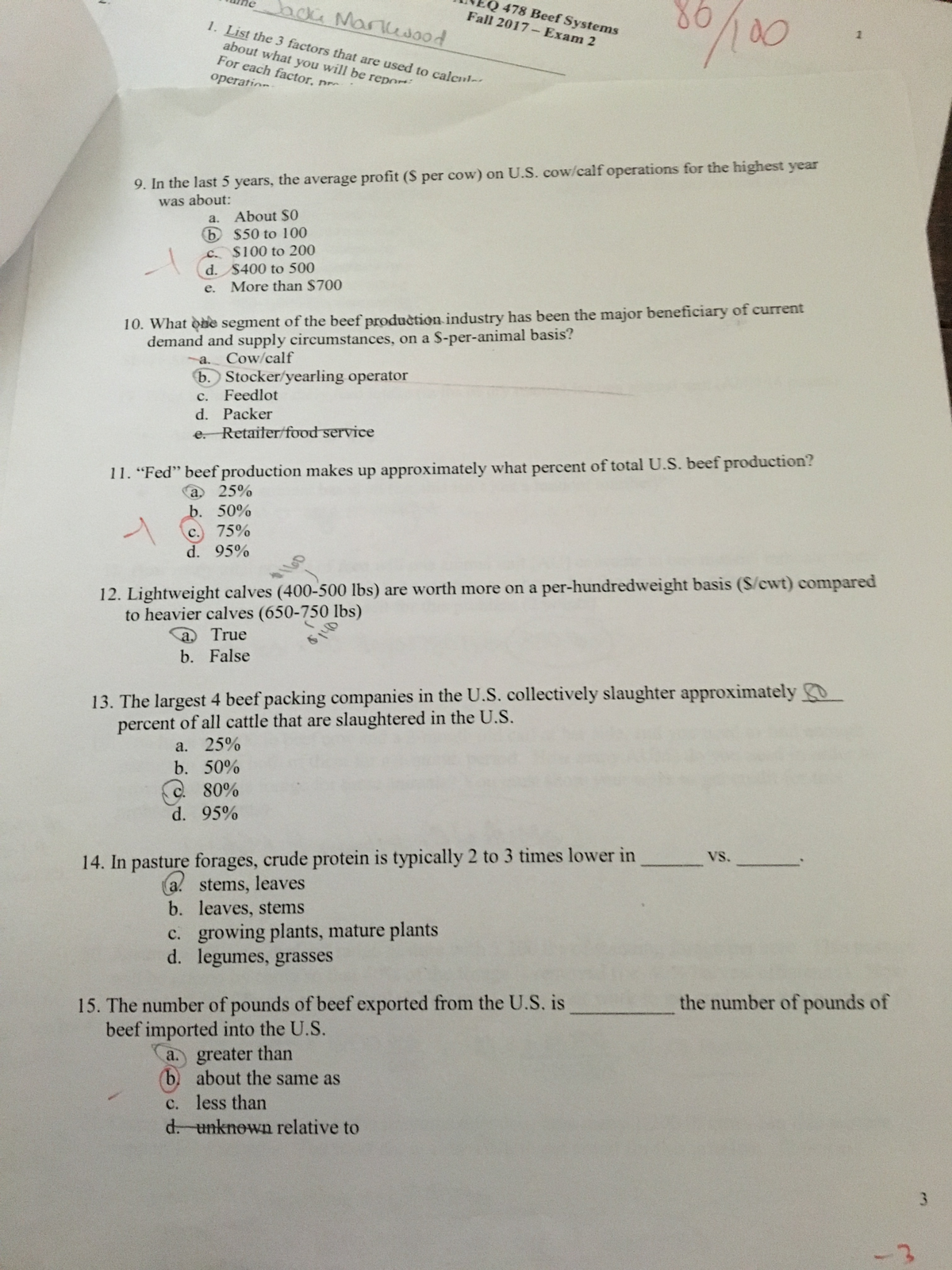 ANEQ 478 Exam 1 pg 3 - Professor: Jason Ahola - ANEQ 478 - CSU - Studocu