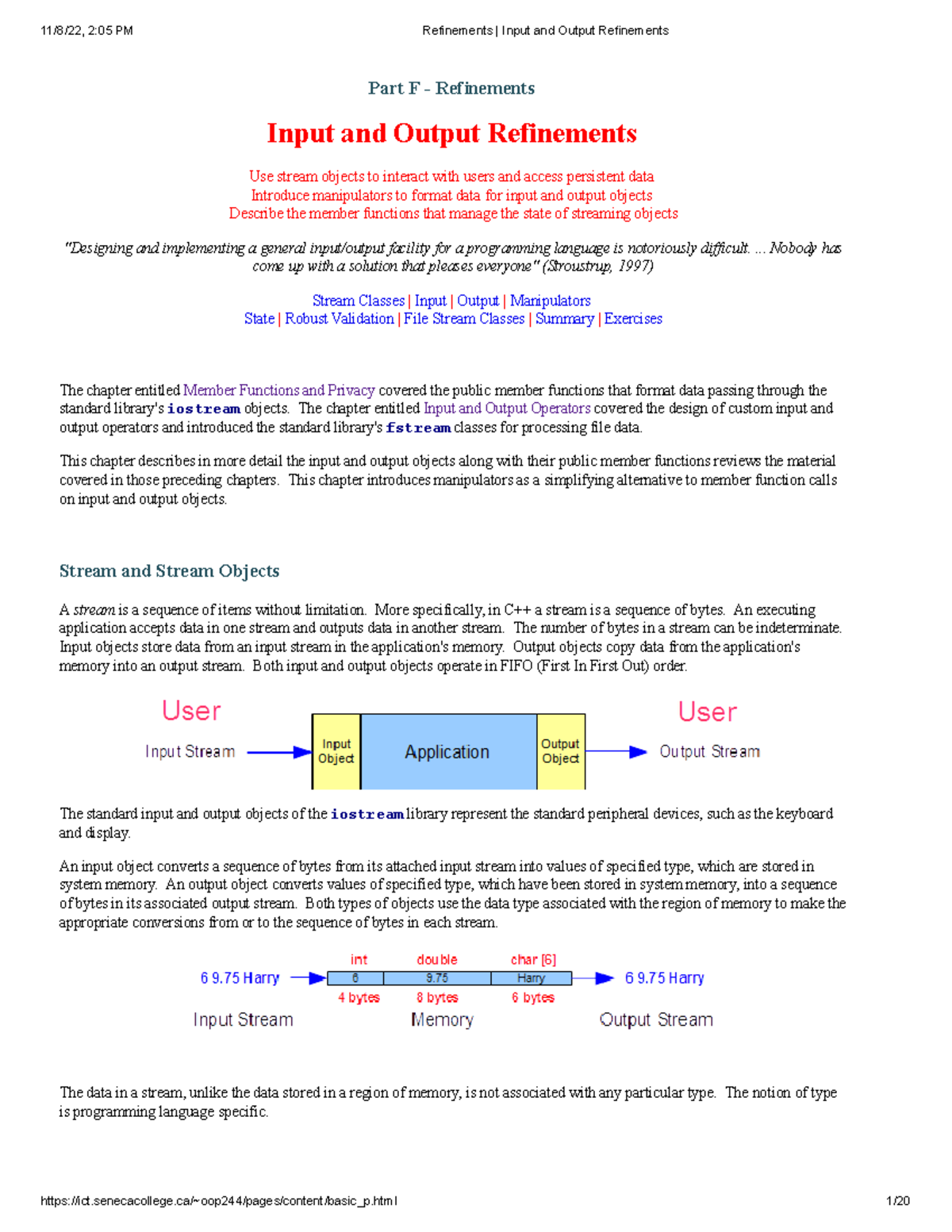 Refinements Input and Output Refinements - ... Nobody has come up with ...
