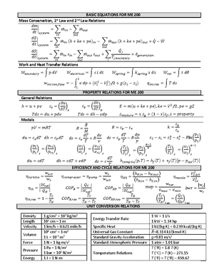 Exam 2 review - ME 20000 - W džĂŵ Ϯ ZĞǀŝĞǁ dƵĞƐĚĂLJ͕ KĐƚŽďĞƌ ϮϬ͕ ϮϬϮϬ ...