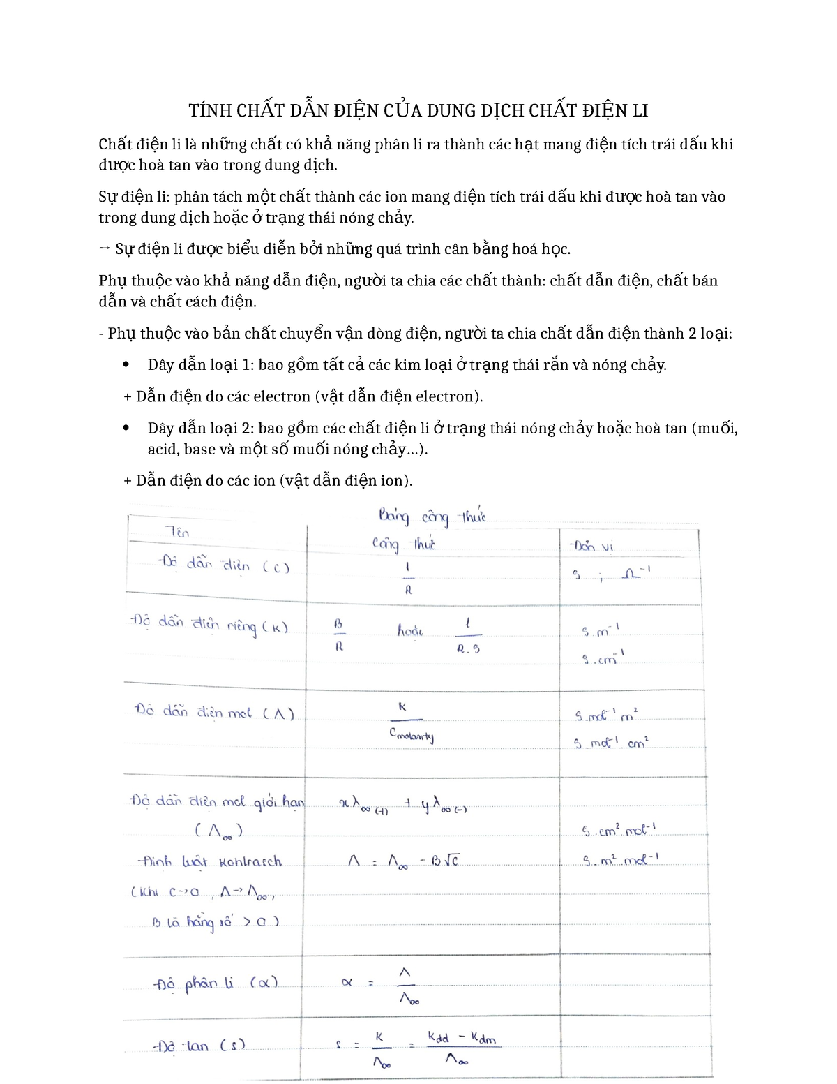 TÍNH CHẤT DẪN ĐIỆN CỦA DUNG DỊCH CHẤT ĐIỆN LI - TÍNH CH ẤT D ẪN ĐI ỆN C ...